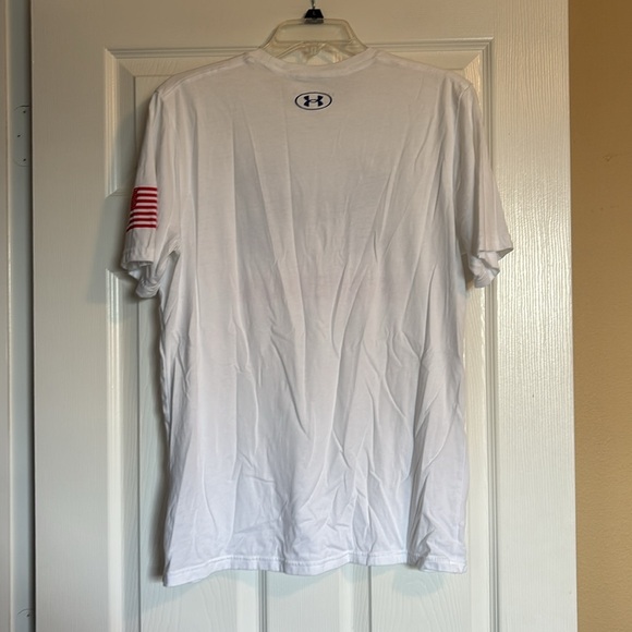 Under Armour men’s white short sleeve freedom graphic t-shirt size medium - Picture 6 of 9